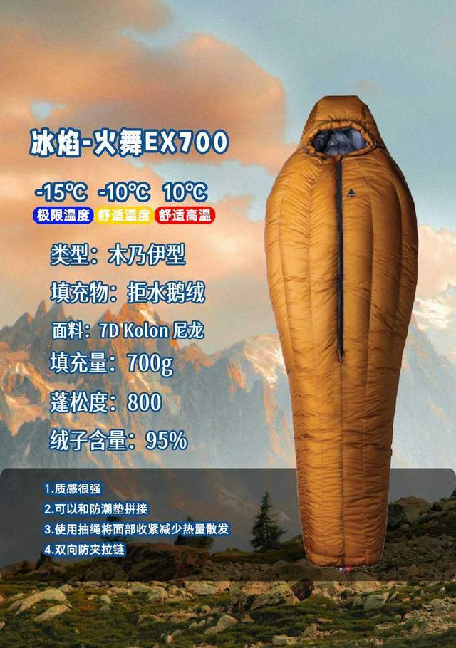 一款睡袋怎么选？不踩雷指南冰球突破技巧户外新手的第(图4)